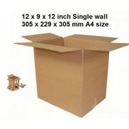 A4 sized single wall box for files